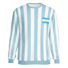 Moletom Estampado Seleções Algodão Blusa De Frio Flanelada 