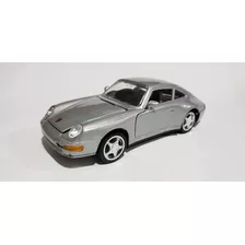 Miniatura Do Porsche 911 Prata 1995 - 1:24 - Sunnyside 