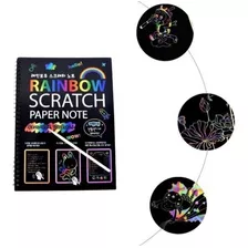 Libro Para Pintar Scratch Note / Libro Raspable