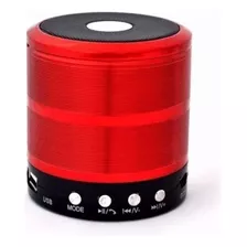 Alto-falante Altomex Caixa De Som Mini Speaker Ws-887 Com Bluetooth Vermelho 