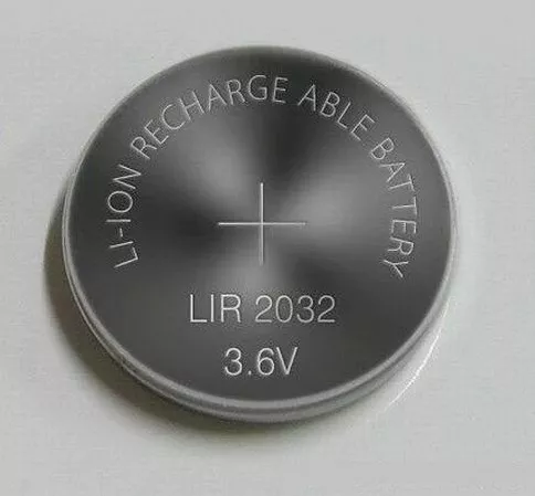 Bateria Recarregável Lir2032 3,6v - Substitui Cr2032 