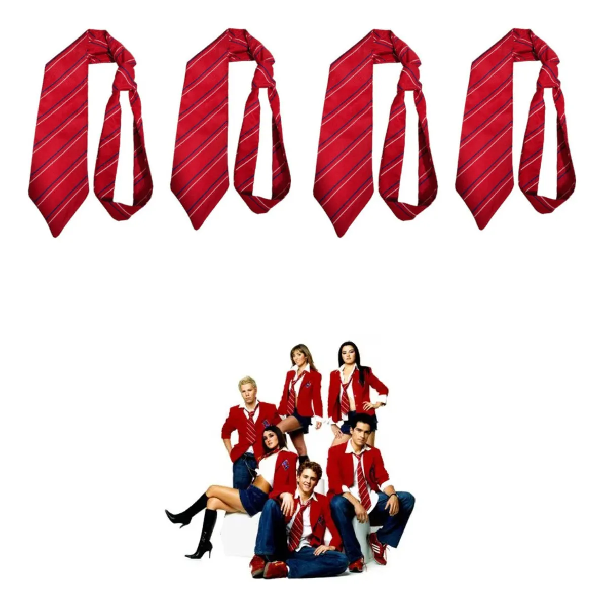 Segunda imagem para pesquisa de roupa uniforme rebelde rbd