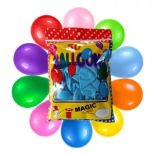 50 Globos Latex N° 12 Pulgadas Estandar Liso Elige Color Color Azul Claro