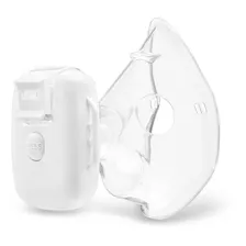 Nebulizador Mesh Air Mask Branco Multilaser Recarregável
