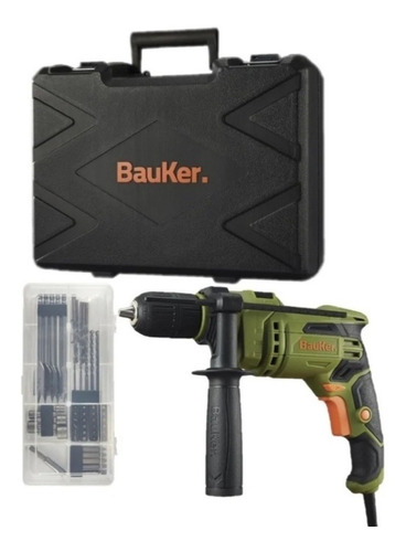 Taladro 13mm 650w Bauker +maleta Y 50 Accesorios Ferrelectro