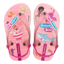 Chinelo De Dedo Menina Bebê Mundo De Bita Baby Ipanema 27192