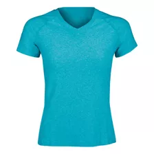 Polera Dry Fit Manga Corta Cuello V Mujer 