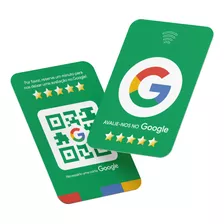 Cartão Inteligente Nfc Google Meu Negócio Review Dot Verde