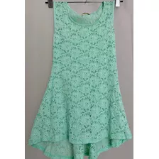 Vestido Encaje Corto Talle S