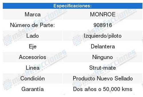 2 Bases De Amortiguador Monroe Nissan X-trail 2008 2009 2010 Foto 3