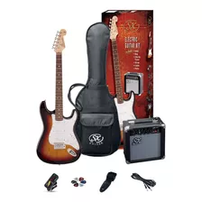 Guitarra Electrica Pack Completo Sx Se1sk Strato Sunburst