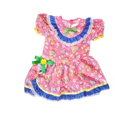 Vestido Junino Caipirinha Infantil Festa Fantasia Ludy