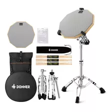 Set De Soporte Para Batería Donner Snare Con Panel De Prácti