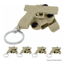 Kit 5 Chaveiros Holster Bélica - Coyote