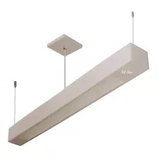 Pendente Retangular 78cm Para Escritório / Mesa Promoção