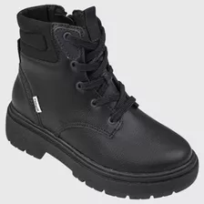 Bota Coturno Feminina Pampili Duda Preto