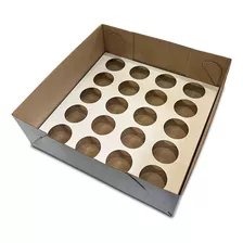 10 Uni - Caixa Transporte 20 Minicupcake