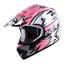 Youth Kids Motocross Bmx Mx Atv Dirt Bike Casco Star Matt Pi