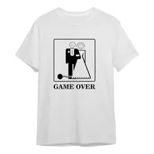 Camiseta Camisa Masculina Game Over Casamento Noivos Groom 1