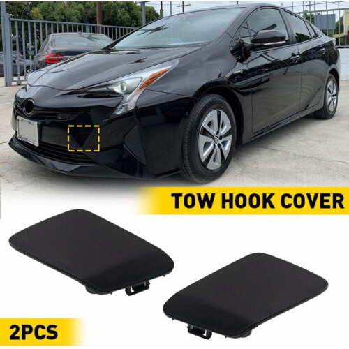 2x Front Bumper Tow Hook Eye Cover Cap For Toyota Prius  Oad Foto 10