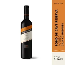 Vino Fond De Cave Reserva Tinto Malbec X3 Tienda Oficial