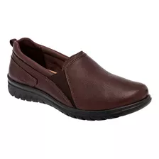 Zapato Confort Mod 35311 Para Mujer Flexi Color Vino