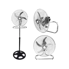 Ventilador 3 En 1 Winco W119 Metalico 18'' Pie Pared O Piso