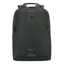 Mochila Porta Laptop Mx Eco Professional Color Gris, Wenger Color Negro Diseño De La Tela Liso