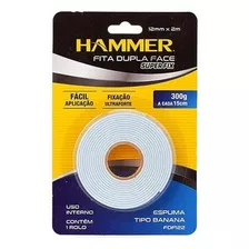 Fita Dupla Face Espuma Tipo Banana 12mm X 2m Fdf122 Hammer