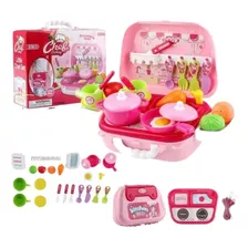 Cocina Maleta Kitchen Set Portátil Tipo Bolso Con Accesorios