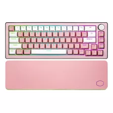 Teclado Cooler Master Mecânico Rgb Sakura Edition Ck721