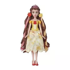 Boneca Princesas Disney Bela Cabelo Divertido - Hasbro