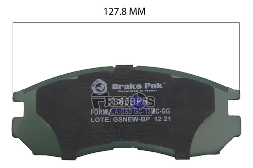 Pastilla Freno Del Brake Pak Para Nissan Patrol Y60 Foto 7