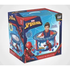 Piscina De Bolinhas Spider-man Com 100 Bolinhas Lider- 2053