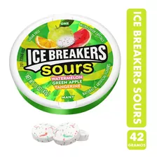 Chicles Ice Breakers Sours - Sabores Frutales (42 Gramos)