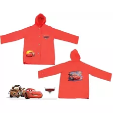 Capa Chuva Carros Mcqueen Infantil Impermeável Com Capuz