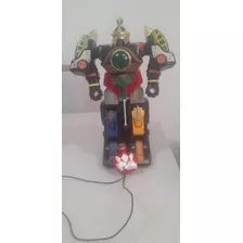 Robô Power Rangers Morph Into The Thunder Megazord