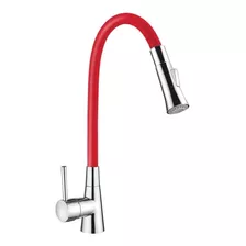 Torneira De Cozinha Monocomando Lorenzetti Loren Flex 2257 Red Acabamento Cromado