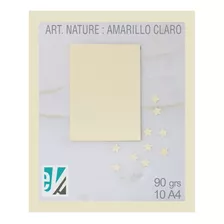 Art Nature : Pack X 10 Hojas A4 90 Gr : Color Amarillo Claro