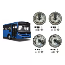 Kit Farol Dianteiro Novo Ônibus Caio Apache S21 Vidro 2004