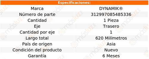 (1) Sensor Para Balatas Tra Bmw 750il V12 5.4l 95/01 Dynamik Foto 2