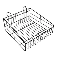 03 Cesto Expositor Aramado 30x30 P/ Painel Canaletado