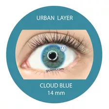 Pupilentes Urban Layer Cloud Gray Gratis Solucion Y Estuche