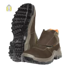  Bota De Segurança Marrom Em Velcro Vitoria Delta Plus