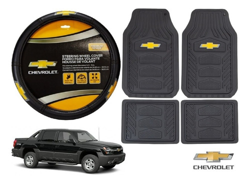 Tapetes 4pz Chevrolet + Cubrevolante Avalanche 2003