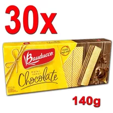 Atacado Wafer Biscoito Recheado Chocolate Bauducco 30 Unidad