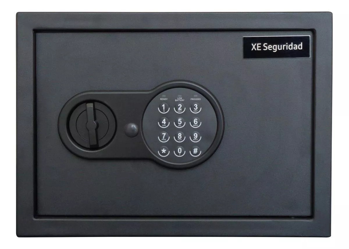 Caja Fuerte Xe Seguridad Cfd-25 Con Apertura Electrónica Color Negra