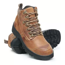 Bota Masculina Coturno Adventure Em Couro Legitimo Super Top