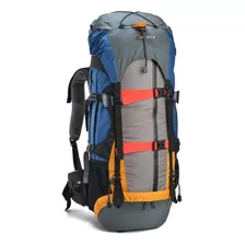 Mochila Aventura Nautika Gyzmo Gt 60 Cor Cinza Y Azul 60l