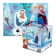 Rompecabezas Disney Frozen Elsa Anna Olaf 48 Pzs 38x28 Cm